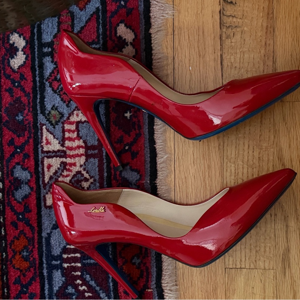 Loriblu Red Patent Leather Heels EU 40 👠